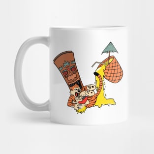 Calvin and Hobbes Fight Mug